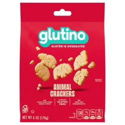 Glutino Gluten Free Animal Crackers, Gluten Free Snacks, 5.5 oz.