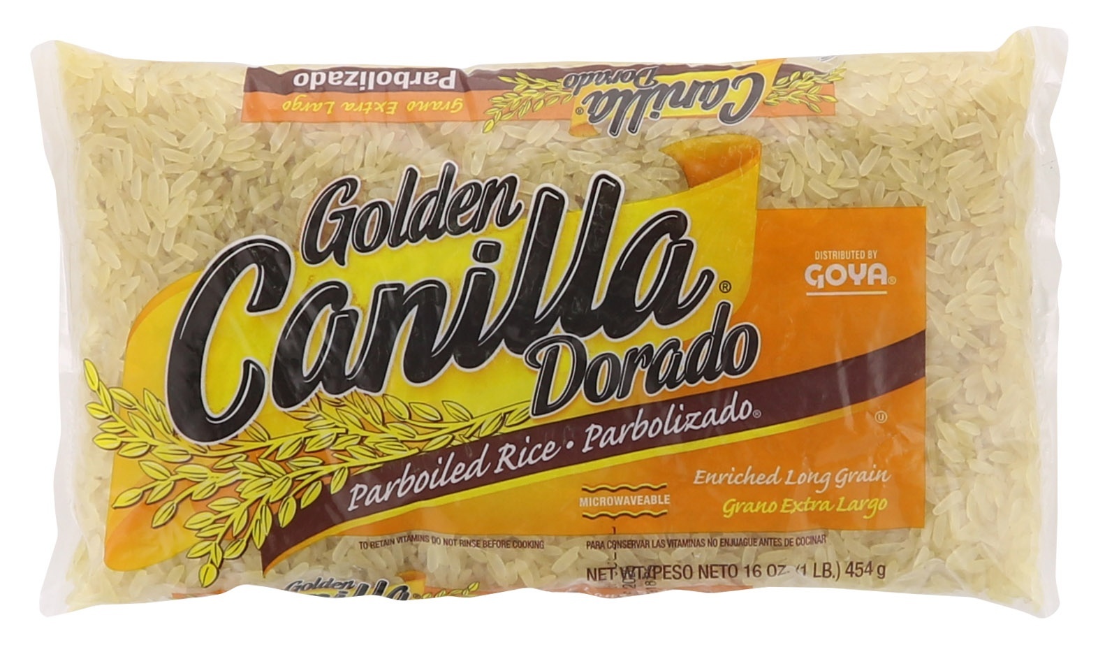 slide 1 of 1, Golden Canilla Parboiled Rice, Enriched Long Grain, 16 oz