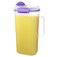 slide 14 of 21, Sistema KLIP IT Utility Collection Juice Pitcher /, 2 liter; 67.6 oz