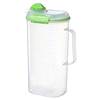 slide 5 of 21, Sistema KLIP IT Utility Collection Juice Pitcher /, 2 liter; 67.6 oz