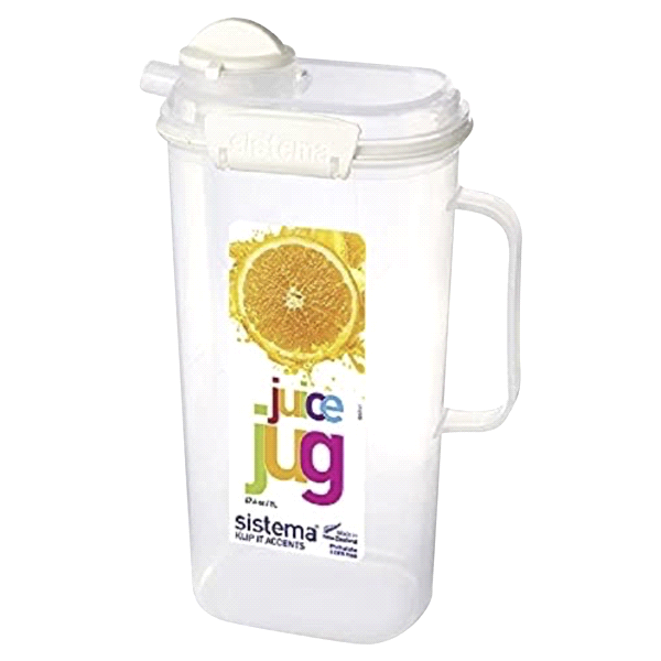 slide 20 of 21, Sistema KLIP IT Utility Collection Juice Pitcher /, 2 liter; 67.6 oz