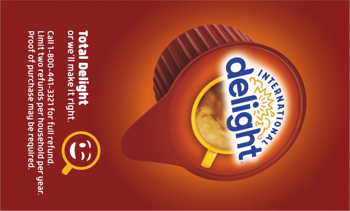 slide 5 of 14, International Delight Coffee Creamer Singles, Hazelnut, Shelf Stable Flavored Creamer, 24 Ct, 0.44 FL OZ, Pre-Portioned Creamers, 24 fl oz