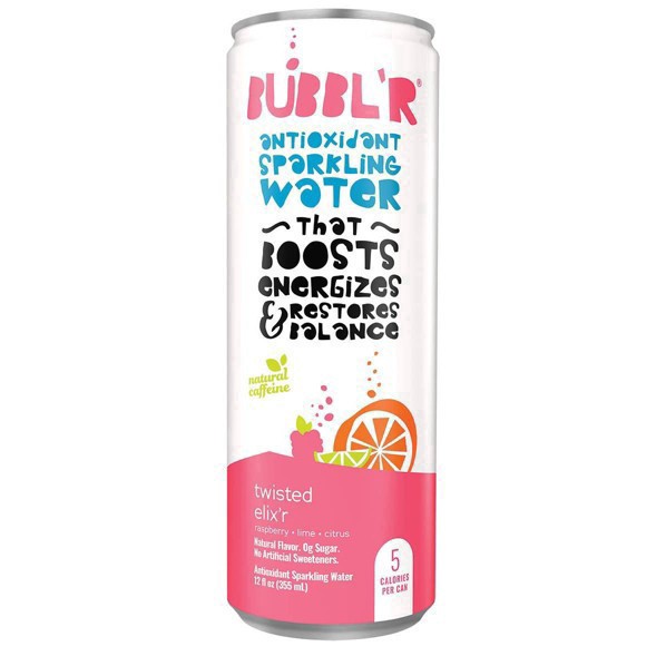 slide 27 of 33, Bubbl'r Twisted Elix'r Antioxidant Raspberry/Lime/Citrus Sparkling Water - 6 ct; 12 fl oz, 6 ct; 12 fl oz