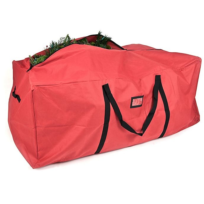 slide 2 of 5, TreeKeeper Santa's Bags X-Large Tree Storage Bag - Red, 1 ct