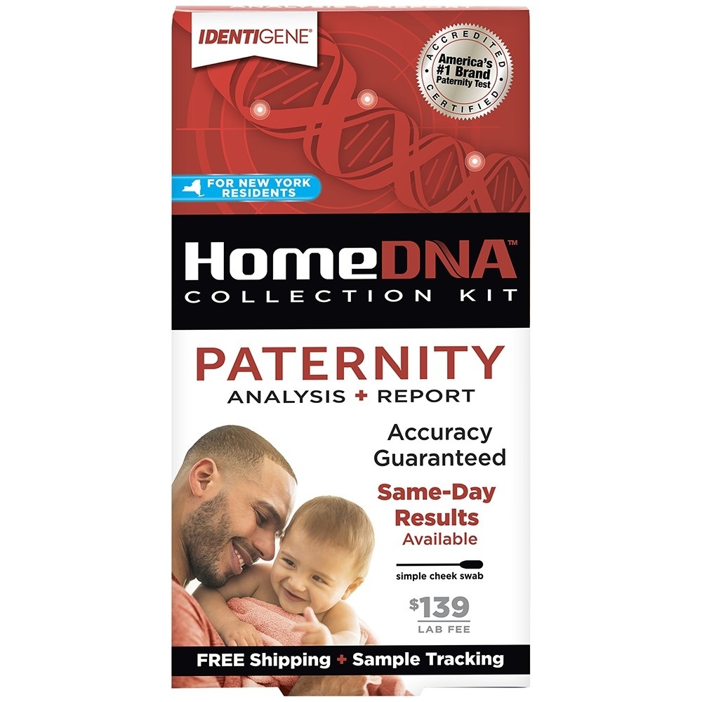 slide 4 of 5, HomeDNA Paternity Test for New York Residents, 1 ct