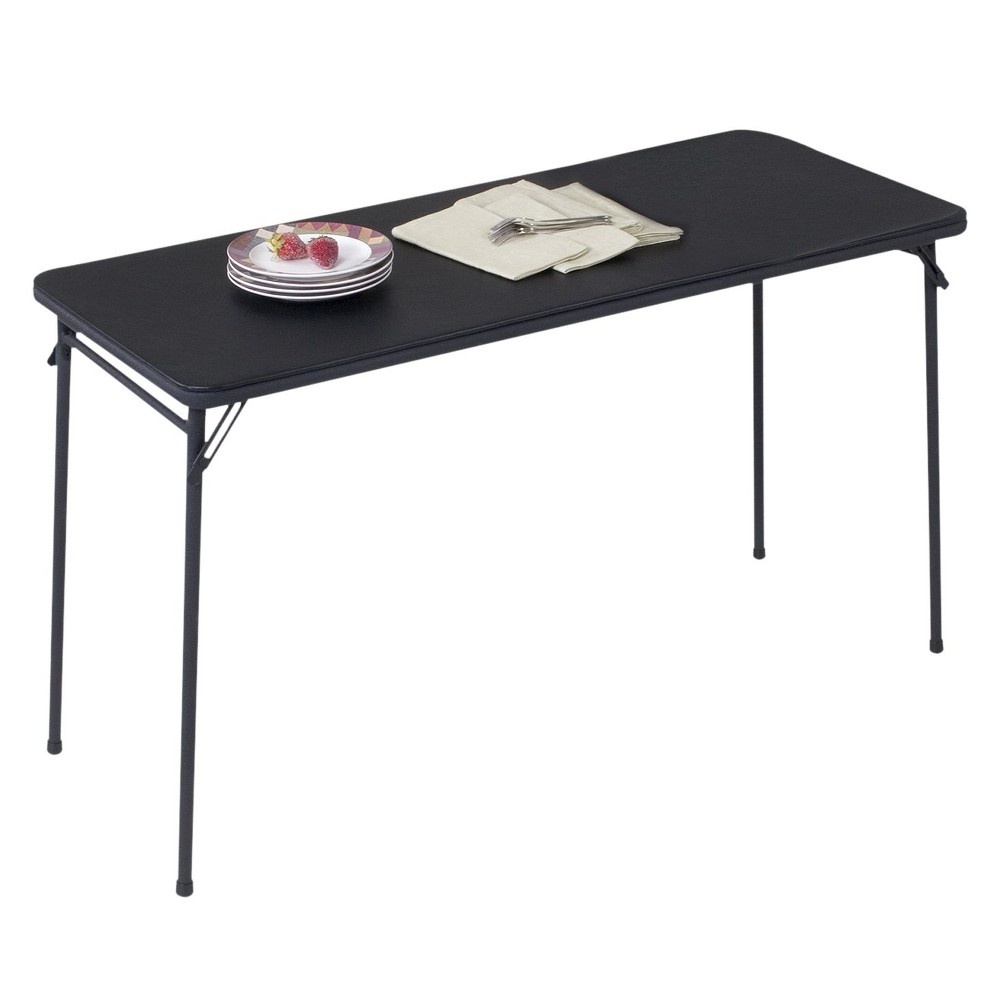 slide 2 of 2, Peakform 20"x48" Folding Table Black, 1 ct