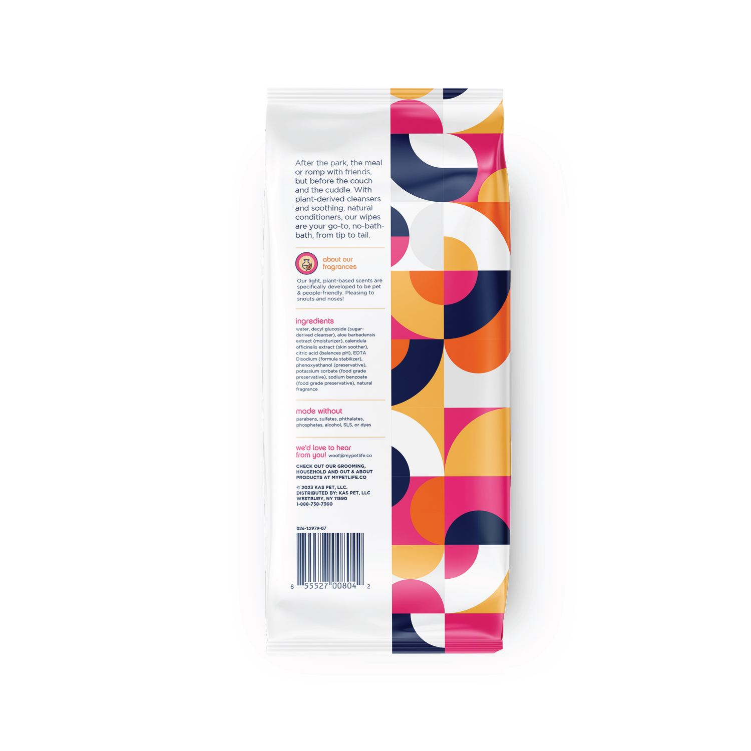 slide 6 of 8, Pet Life Cleansing Bergamot Apple Dog Wipes 40 ea, 40 ct