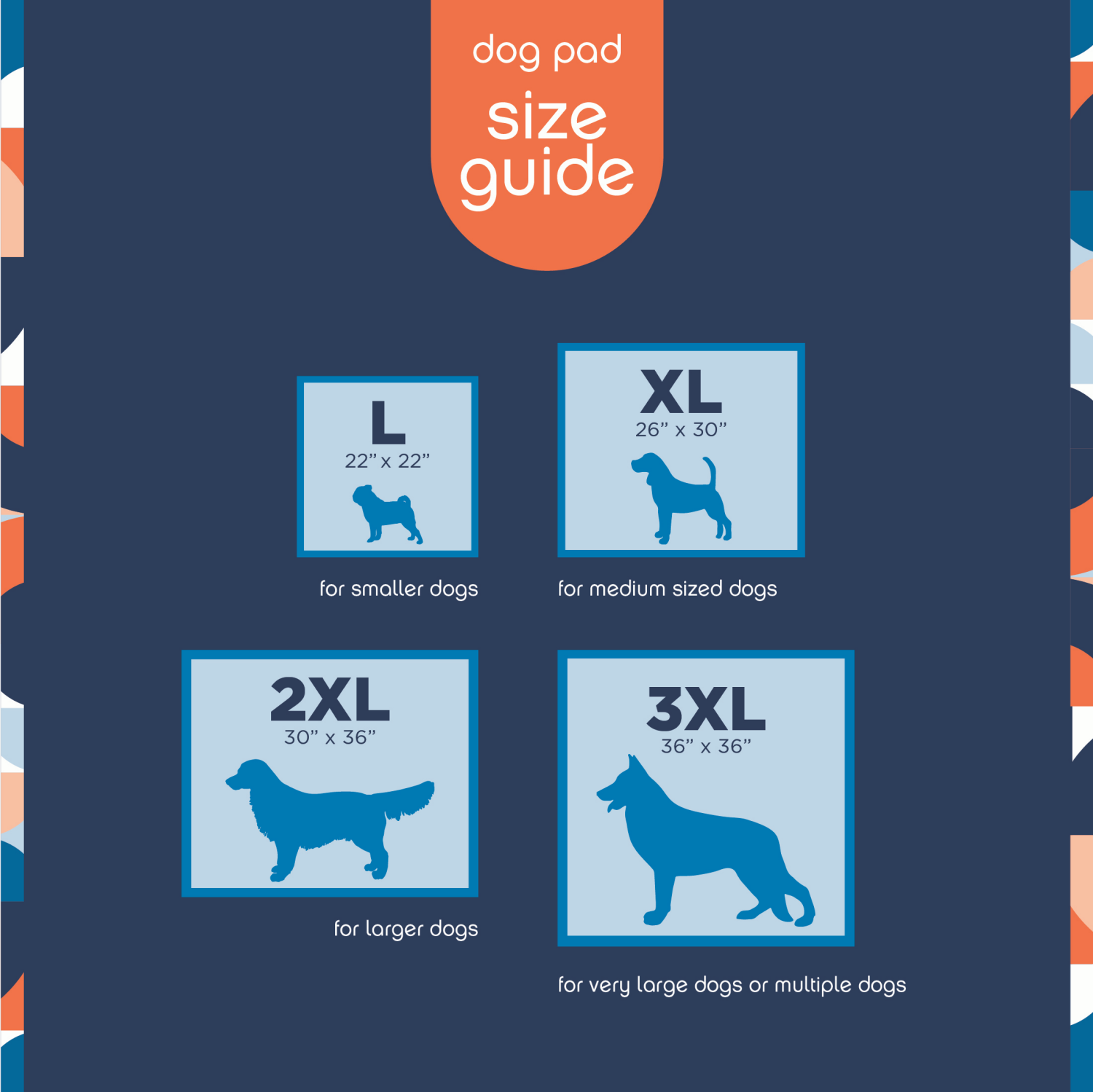slide 5 of 5, Pet Life Unlimited Puppy Smart Prints Training Dog Pads - L - 40ct, 40 ct