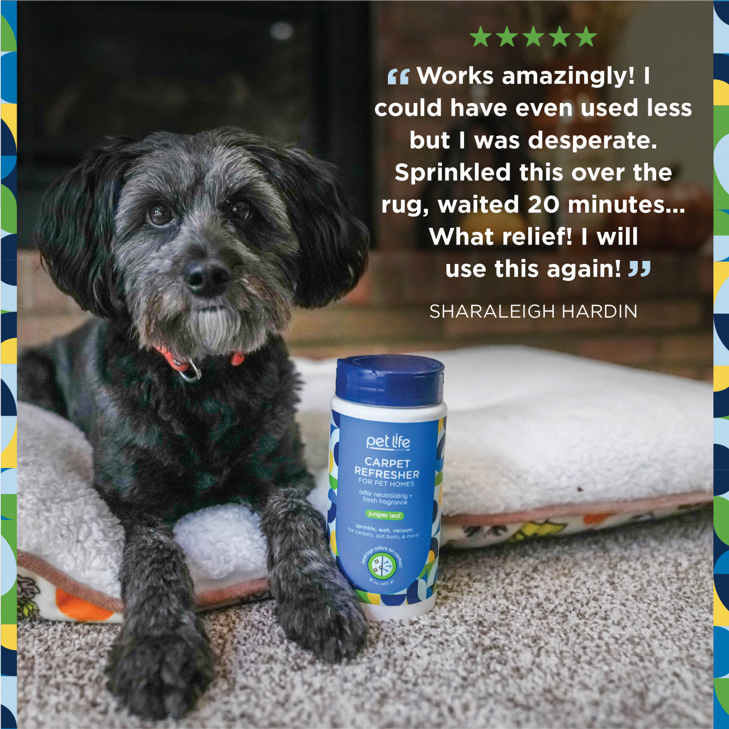 slide 4 of 5, Pet Life Juniper Leaf Carpet Refresher 16 oz, 16 oz