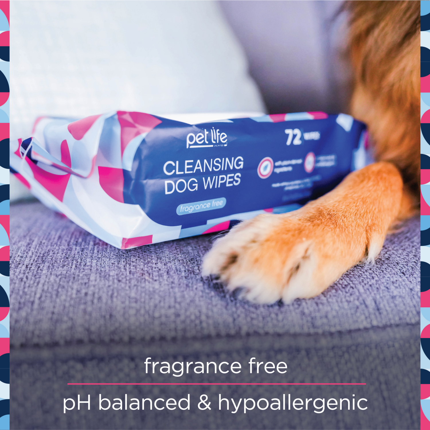 slide 4 of 7, Pet Life Unlimited Cleansing Dog Wipes, 72ct, Fragrance Free, 72 ct