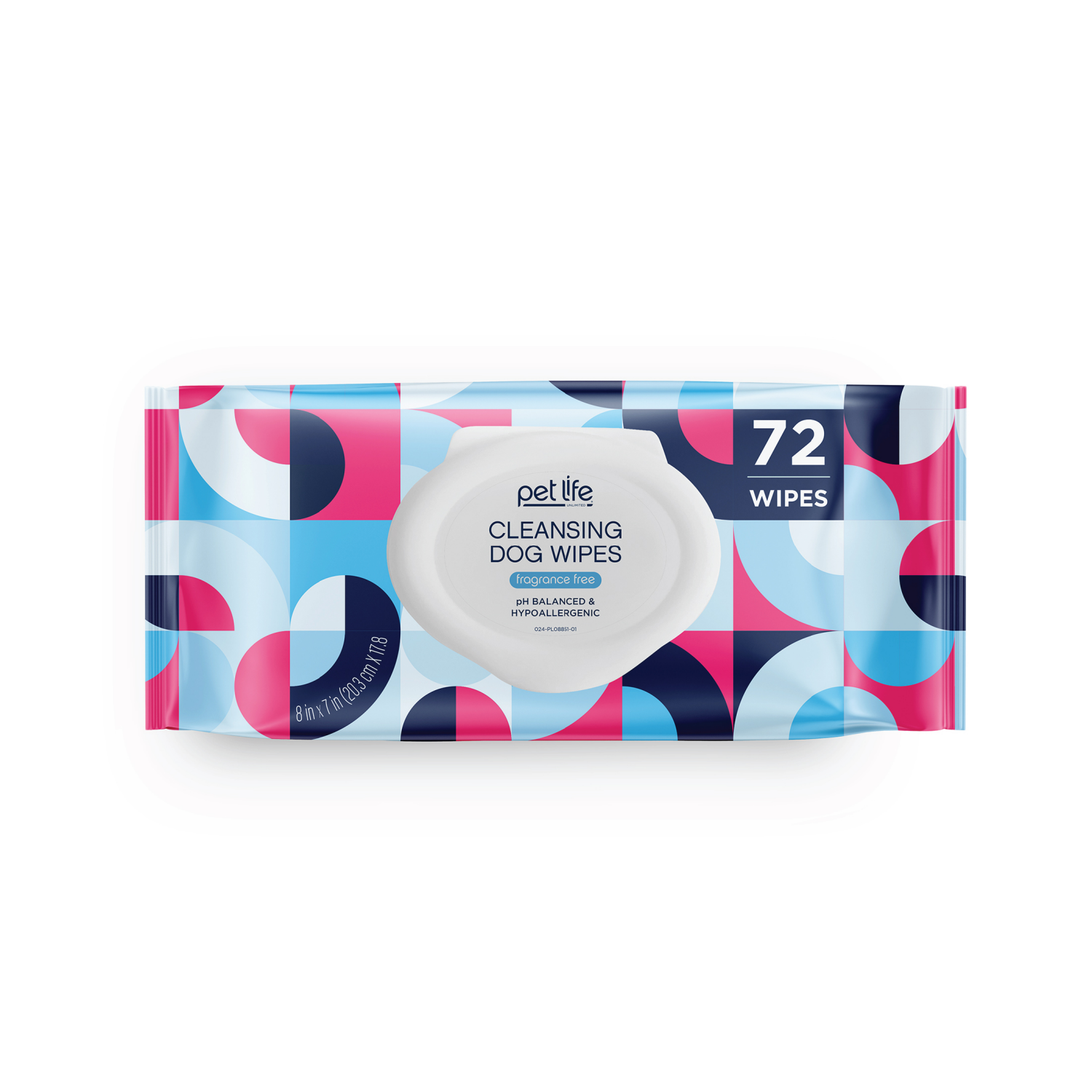 slide 1 of 7, Pet Life Unlimited Cleansing Dog Wipes, 72ct, Fragrance Free, 72 ct