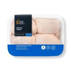 Fresh No Antibiotics Ever Bone-In Chicken Thighs - 1.4-2.2lbs - price per lb - Good & Gather™