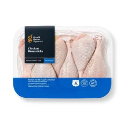 Fresh No Antibiotics Every Air Chilled Chicken Drumsticks - 1.25-2.1lbs - price per lb - Good & Gather™