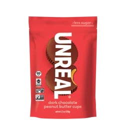 Unreal Dark Chocolate Peanut Butter Cups 4.2 oz