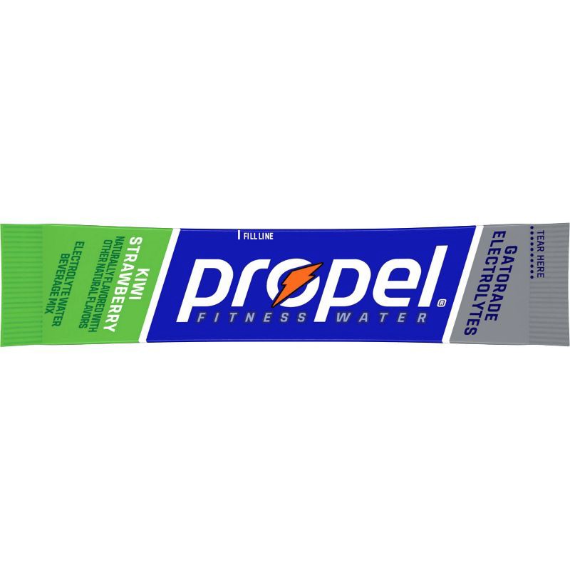 slide 5 of 9, Propel Kiwi Strawberry Sports Drink mix - 0.88oz/10ct, 0.88 oz, 10 ct