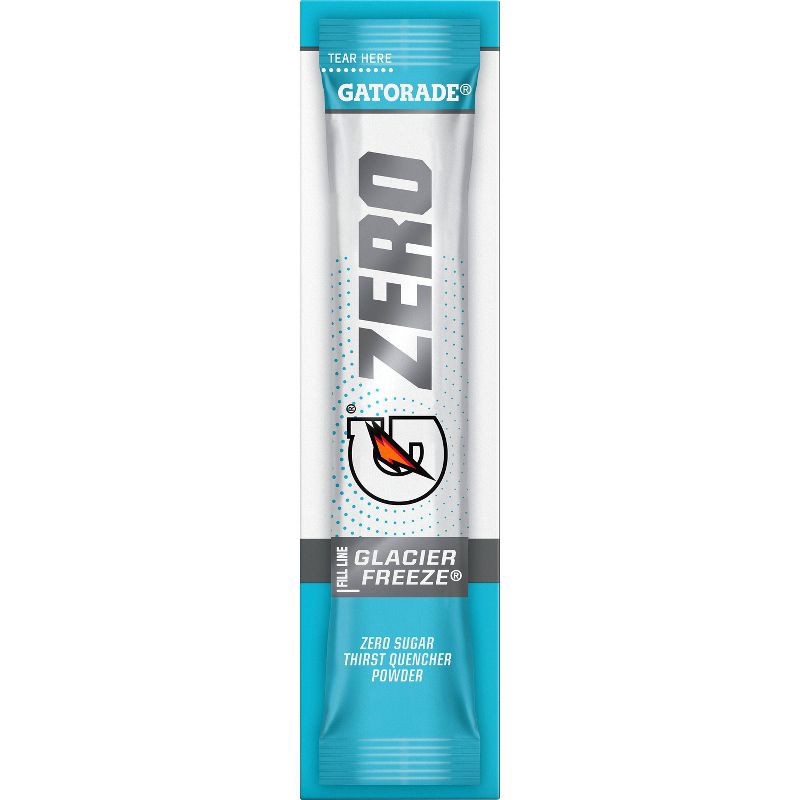 slide 3 of 11, Gatorade GZERO Glacier Freeze Sports Drink Mix - 1.08oz: Kosher, Hydration, Low Calorie, 1.08 oz