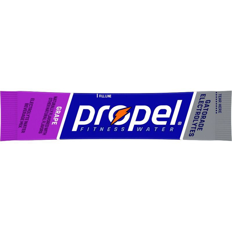 slide 5 of 10, Propel Grape Sports Drink Mix - 10ct/.88oz, 10 ct, .88 oz