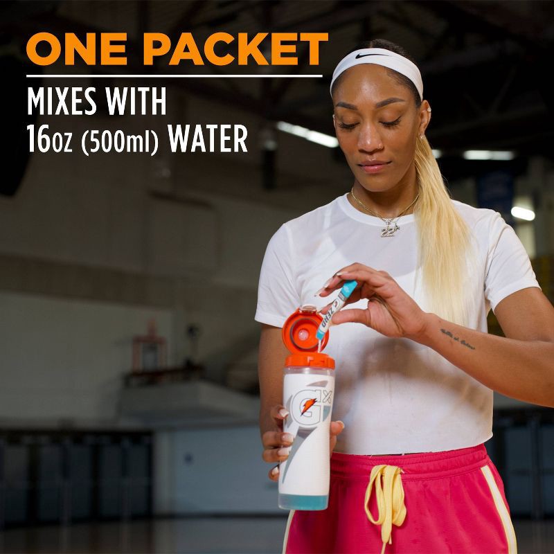 slide 5 of 12, Gatorade GZERO Orange Sports Drink Mix - 1.08oz: Hydration, Low Calorie, No Added Sugar, 1.08 oz