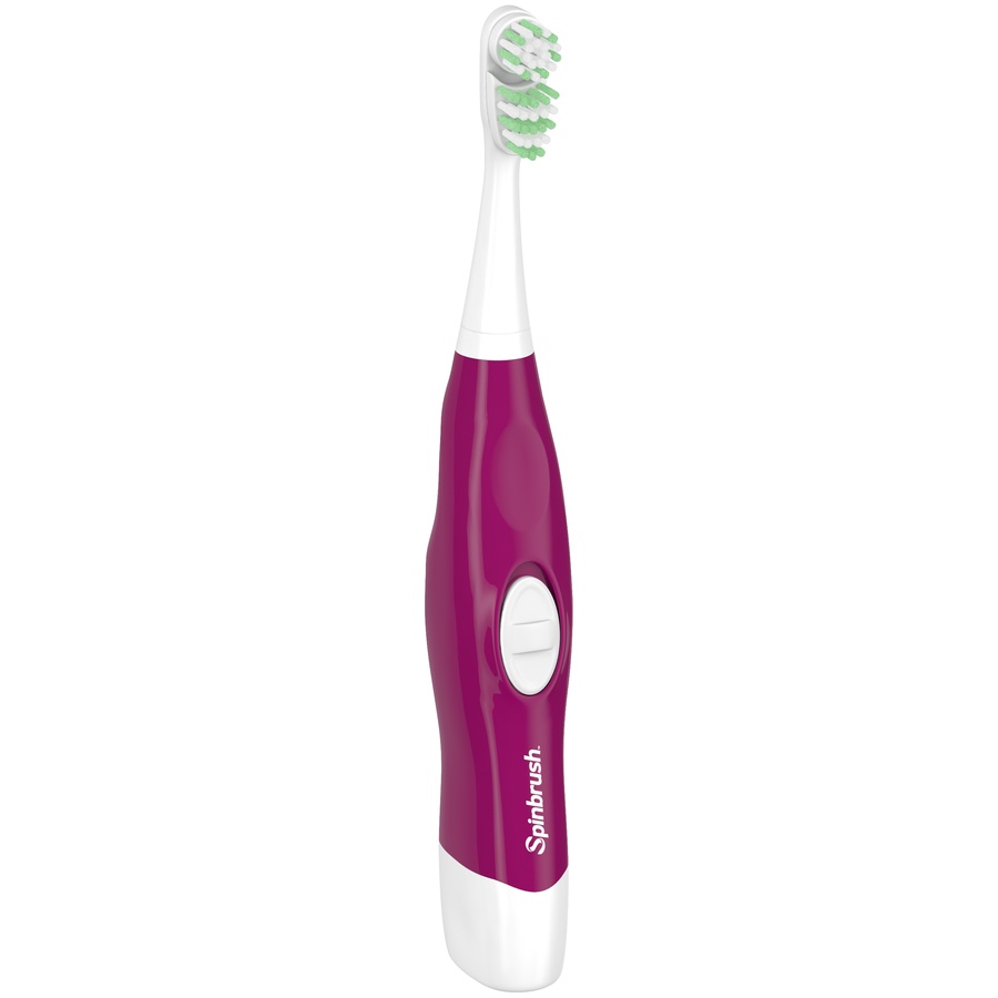 slide 2 of 4, ARM & HAMMER Spinbrush Pro White Battery Powered Soft Toothbrush, 1 ct