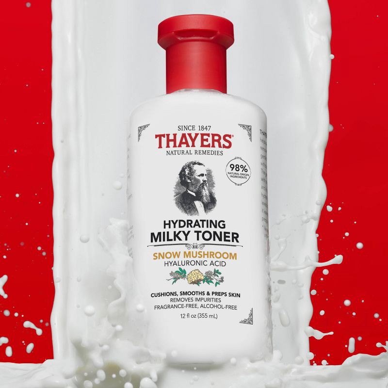 slide 2 of 14, Thayers Natural Remedies Milky Hydrating Face Toner with Snow Mushroom and Hyaluronic Acid - 12 fl oz, 12 fl oz