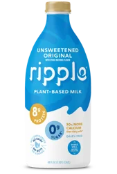 Ripple Plant-Based Unsweetened Original Milk 48 fl oz