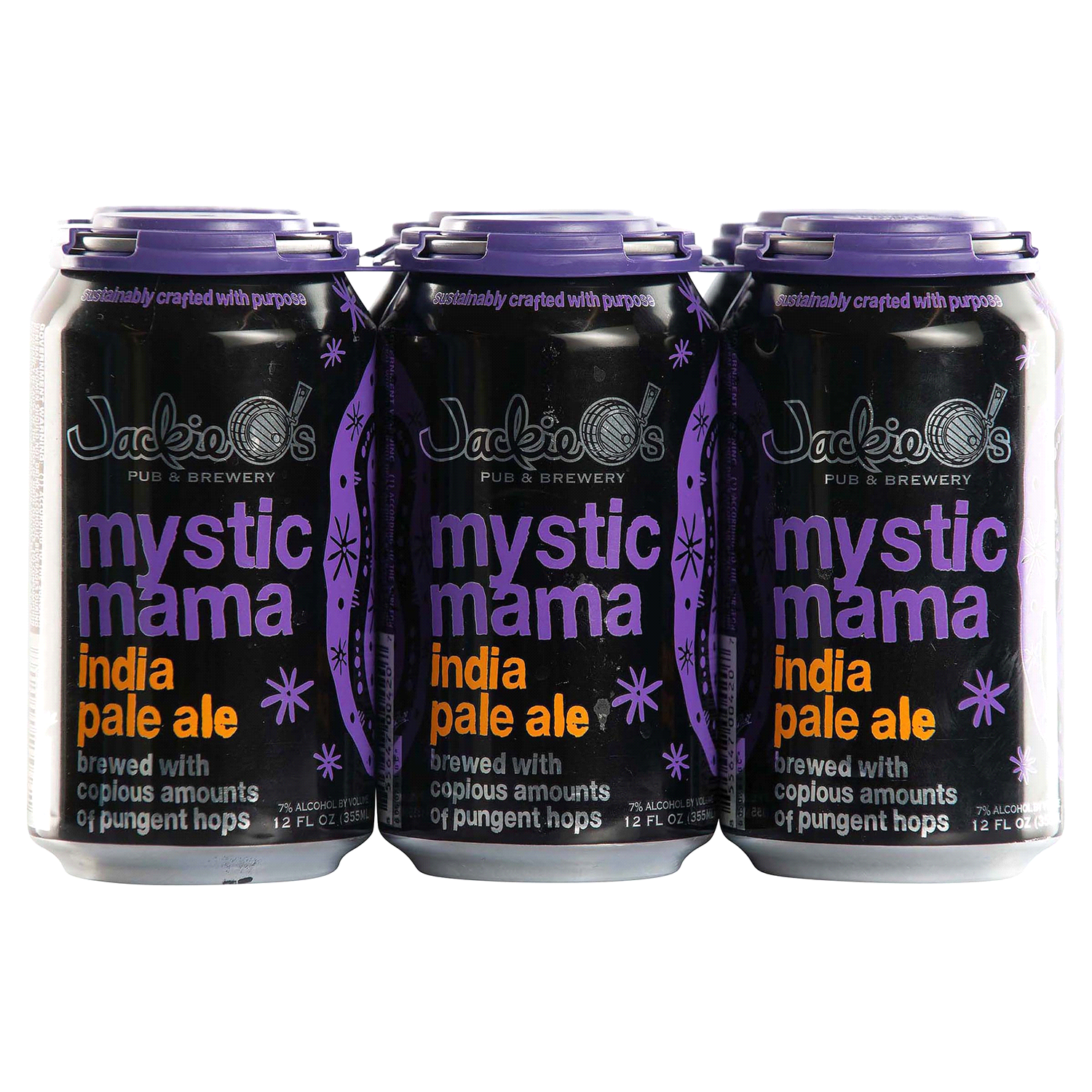 slide 1 of 2, Jackie Os Beer 6 ea, 6 ct; 12 fl oz