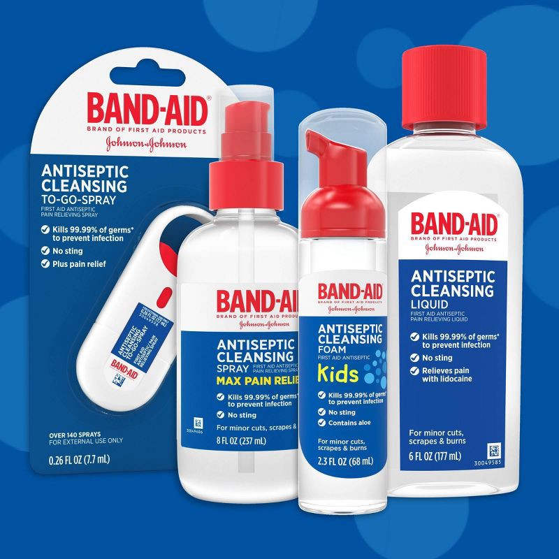 slide 2 of 9, Band-Aid Antiseptic Spray - 8 fl oz, 8 fl oz