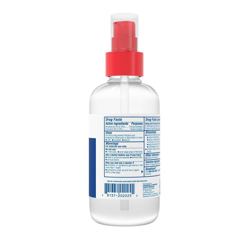 slide 7 of 9, Band-Aid Antiseptic Spray - 8 fl oz, 8 fl oz