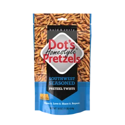 Dot's Homestyle Pretzels Southwest Seasoned Pretzel Twists 16 oz