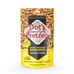Dot's Homestyle Pretzels Dot's Homestyle Honey Mustard Seasoned Pretzel Twists - 16 oz