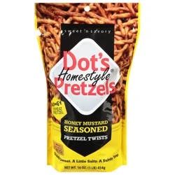 Dotshomest Dot's Homestyle Pretzels Honey Mustard Seasoned Pretzel Twists