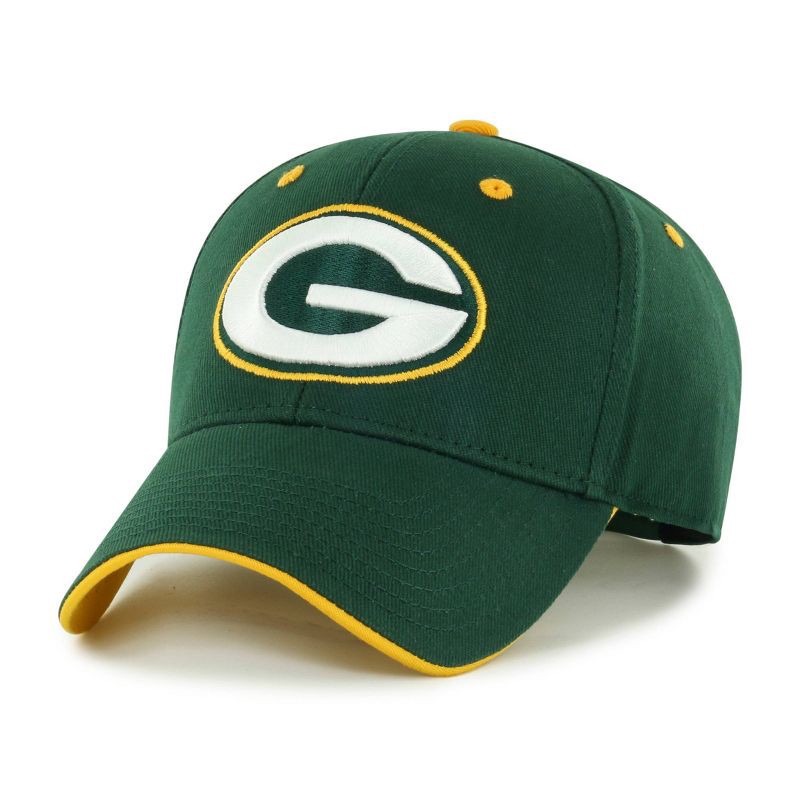 slide 1 of 2, NFL Green Bay Packers Moneymaker Snap Hat: Team Logo Adjustable Baseball Cap, 1 ct