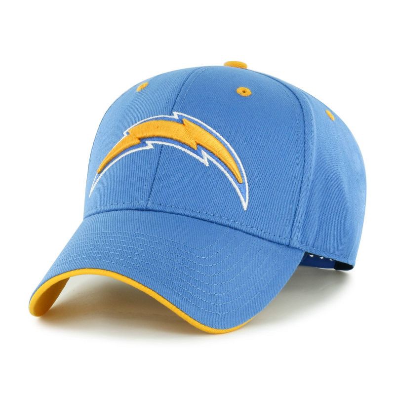 slide 1 of 2, NFL Los Angeles Chargers Moneymaker Snap Hat: Team Logo Baseball Cap, 1 ct