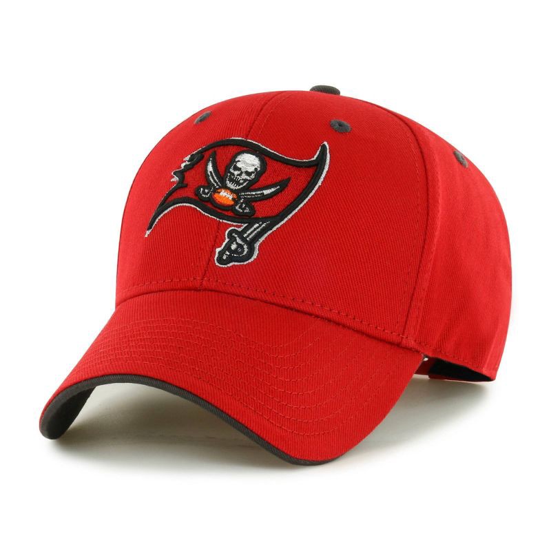 slide 1 of 2, NFL Tampa Bay Buccaneers Moneymaker Snap Hat: Team Logo Adjustable Baseball Cap, 1 ct
