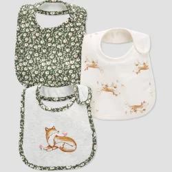 Carter's Just One You Baby Girls' Heather Fox Bib