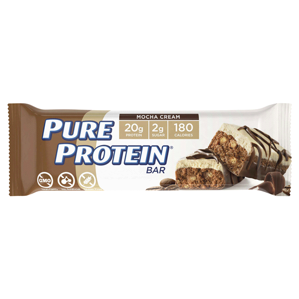 slide 1 of 1, Pure Protein Mocha Cream Bar, 1.6 oz