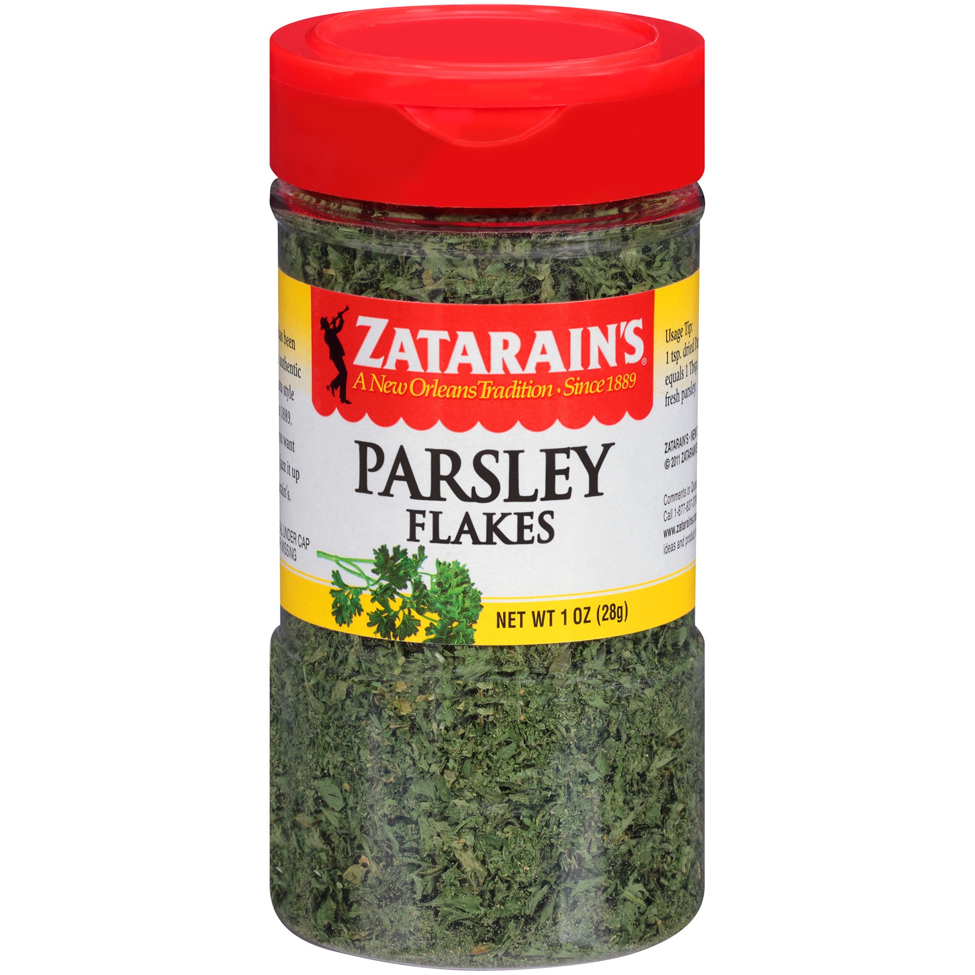 slide 1 of 7, Zatarain's Parsley Flakes, 1 oz