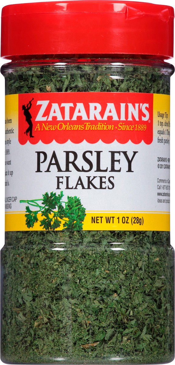slide 7 of 7, Zatarain's Parsley Flakes, 1 oz