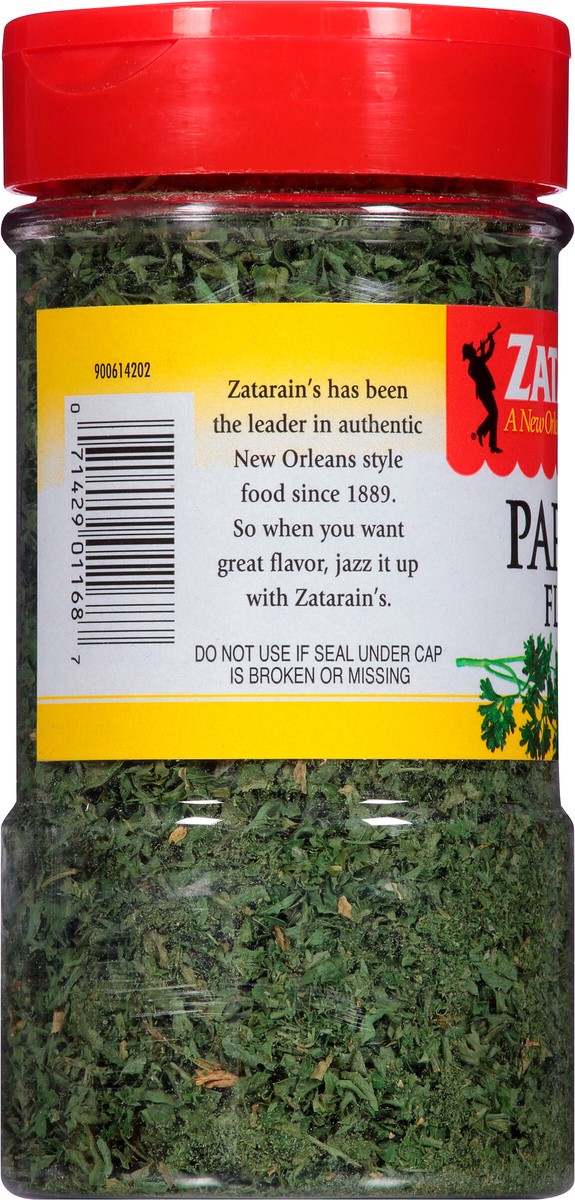 slide 2 of 7, Zatarain's Parsley Flakes, 1 oz