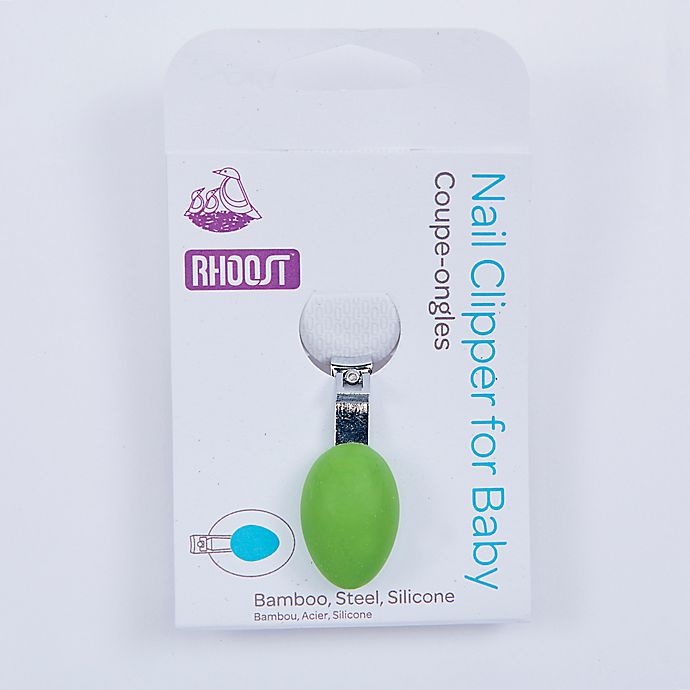 slide 4 of 5, Rhoost Nail Clipper for Baby - Green, 1 ct