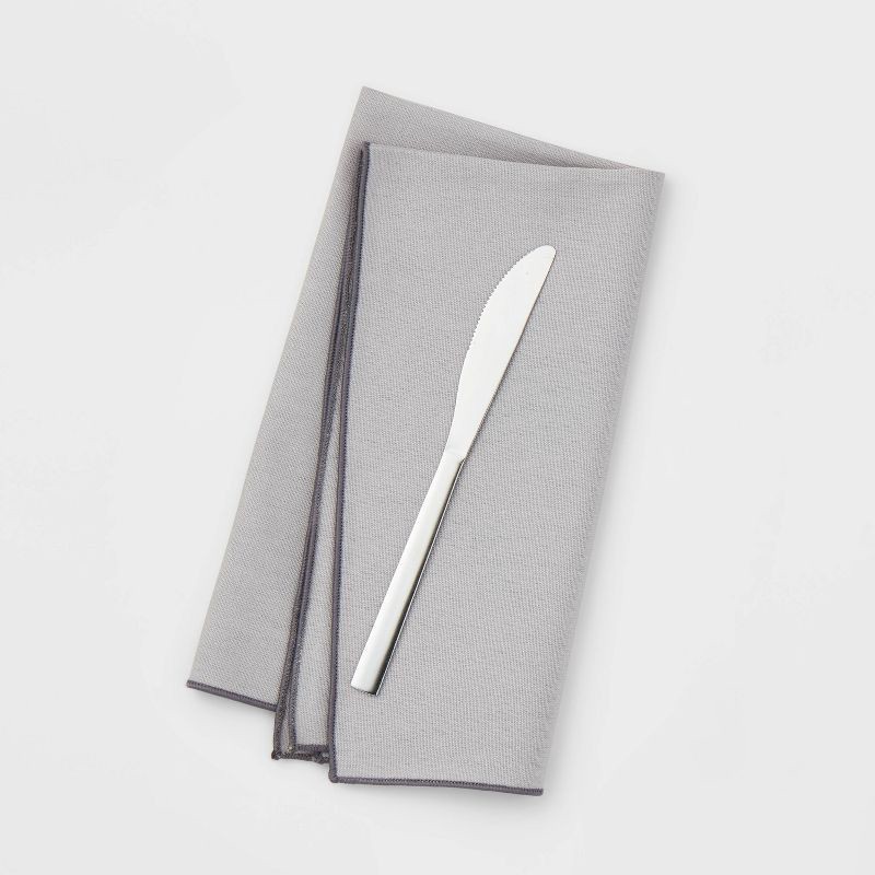 slide 2 of 3, 3pc Knife Set - Room Essentials™: Stainless Steel Dinner Knives, Dishwasher-Safe, Silver, Service for 3, 3 ct