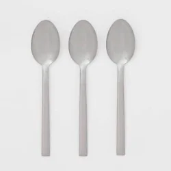 3pc Spoon Set - Room Essentials™: Stainless Steel Silverware, Dishwasher-Safe Flatware, Service for 3