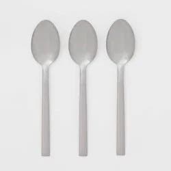 3pc Spoon Set - Room Essentials™: Stainless Steel Silverware, Dishwasher-Safe Flatware, Service for 3