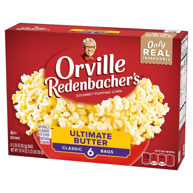 slide 3 of 7, Orville Redenbacher's Orville Redenbachers Ultimate Butter Microwave Popcorn – 6ct, 6 ct