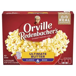 Orville Redenbacher's Orville Redenbachers Ultimate Butter Microwave Popcorn – 6ct