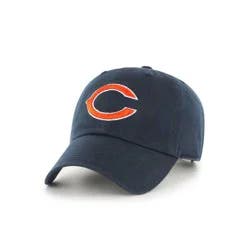 NFL Chicago Bears Clean Up Hat: Adjustable Cotton Baseball Cap, Team Logo Design