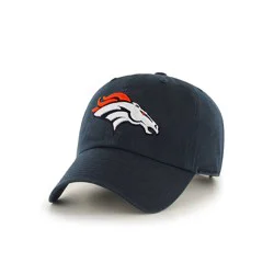 NFL Denver Broncos Clean Up Hat: Adjustable Cotton Baseball Cap