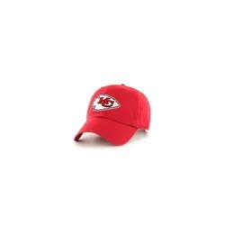 NFL Kansas City Chiefs Clean Up Hat: Adjustable Cotton Baseball Cap
