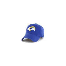 NFL Los Angeles Rams Clean Up Hat: Team Logo Adjustable Baseball Cap