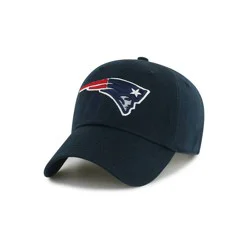 NFL New England Patriots Clean Up Hat: Cotton Adjustable Baseball Cap